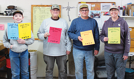 Class winners (left to right): Asa Smith, J.D. Farmer, Dan Wormer, Coralee Smith.